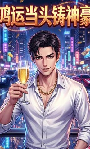 短剧《鸿运当头铸神豪》海报