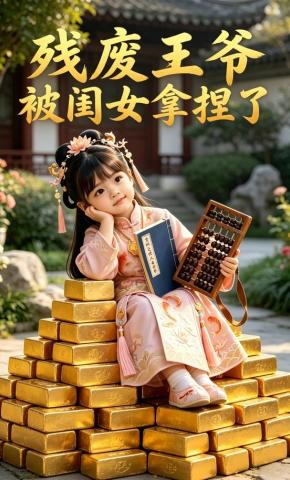 短剧《残废王爷，被闺女拿捏了》海报