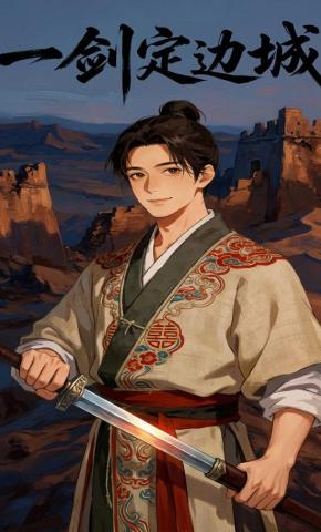 短剧《一剑定边城》海报