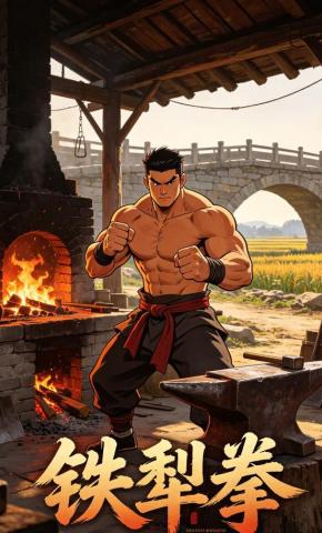 短剧《铁犁拳》海报