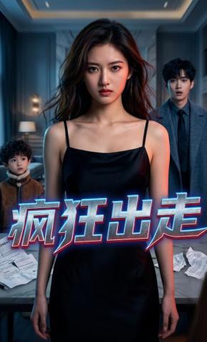 短剧《疯狂出走》海报