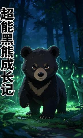 短剧《超能黑熊成长记》海报