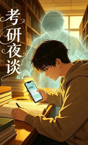 短剧《考研夜谈》海报