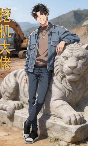 短剧《挖机大佬》海报