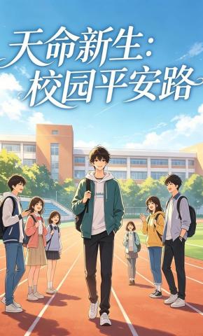 短剧《天命新生：校园平安路》海报