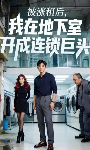 短剧《被涨租后，我在地下室开成连锁巨头》海报