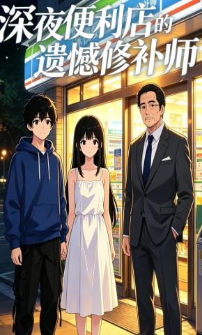 短剧《深夜便利店的遗憾修补师》海报