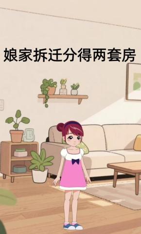短剧《娘家拆迁分得两套房》海报