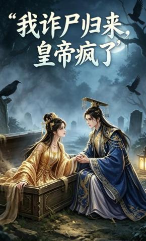 短剧《我诈尸归来，皇帝疯了》海报