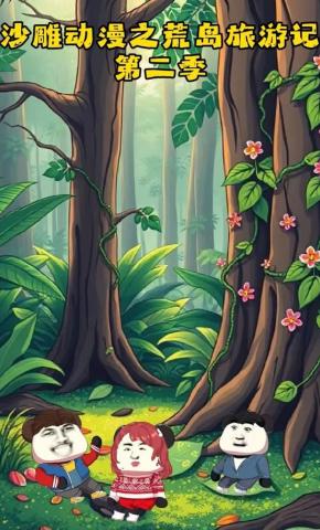 短剧《沙雕动漫之荒岛旅游记第二季》海报