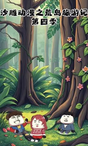 短剧《沙雕动漫之荒岛旅游记第四季》海报