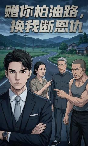 短剧《赠你柏油路，换我断恩仇》海报