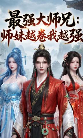短剧《最强大师兄：师妹越卷我越强》海报