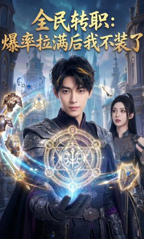 短剧《全民转职：爆率拉满后我不装了》海报