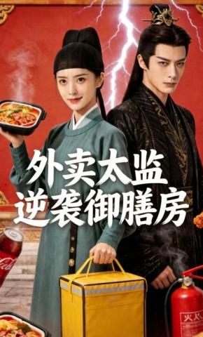 短剧《外卖太监逆袭御膳房》海报