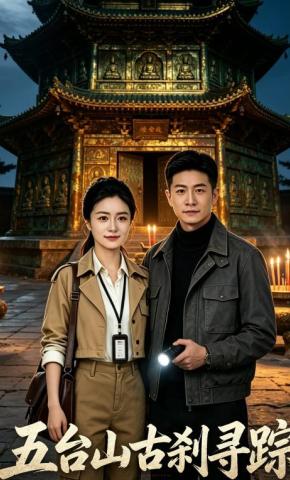 短剧《五台山古刹寻踪》海报