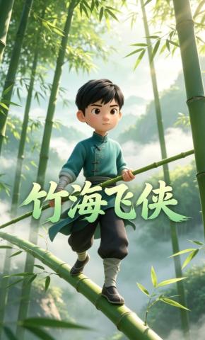 短剧《竹海飞侠》海报