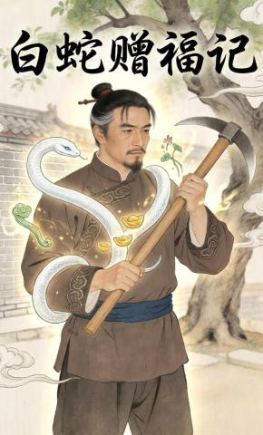 短剧《白蛇赠福记》海报