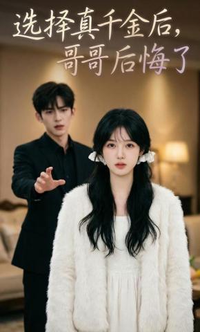 短剧《选择真千金后，哥哥后悔了》海报