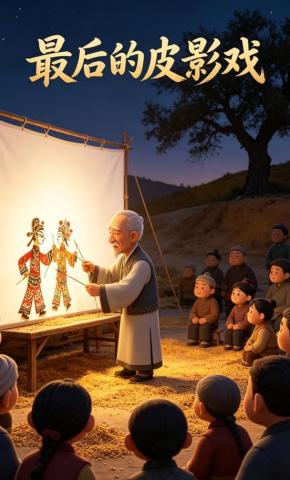 短剧《最后的皮影戏》海报