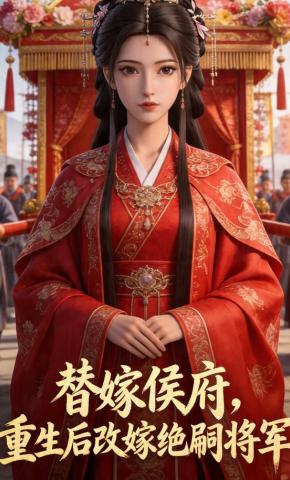 短剧《替嫁侯府，重生后改嫁绝嗣将军》海报