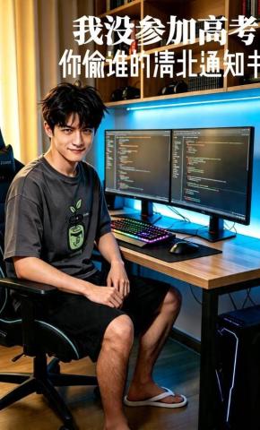 短剧《我没参加高考，你偷谁的清北通知书》海报