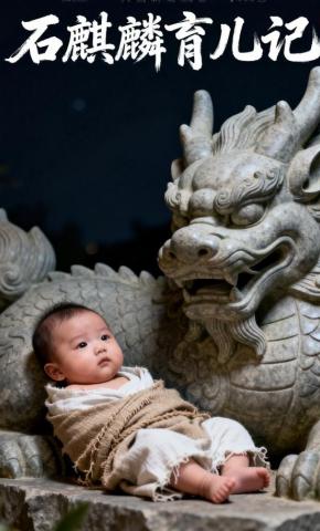 短剧《石麒麟育儿记》海报