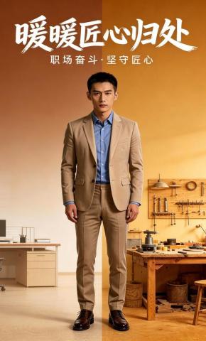 短剧《暖暖匠心归处》海报