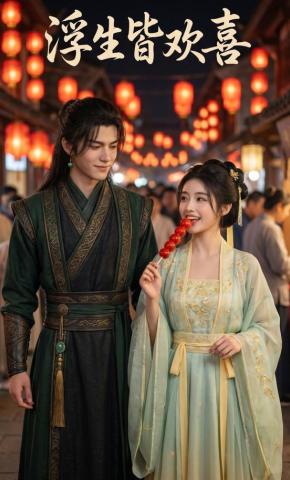 短剧《浮生皆欢喜》海报