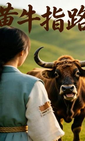 短剧《黄牛指路》海报