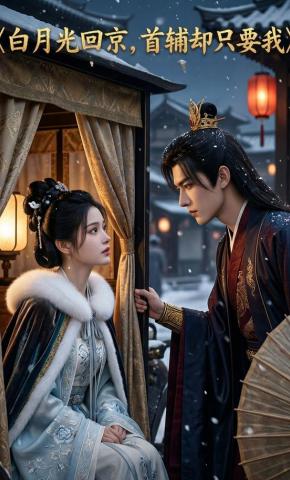 短剧《白月光回京，首辅却只要我》海报