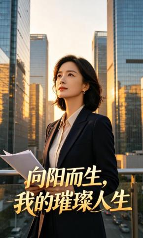 短剧《向阳而生，我的璀璨人生》海报