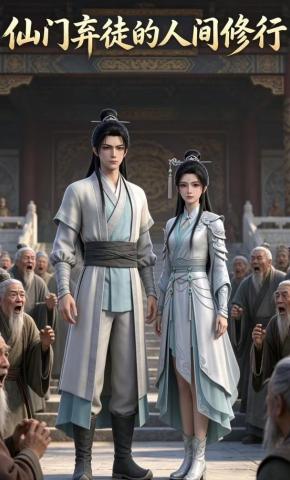 短剧《仙门弃徒的人间修行》海报