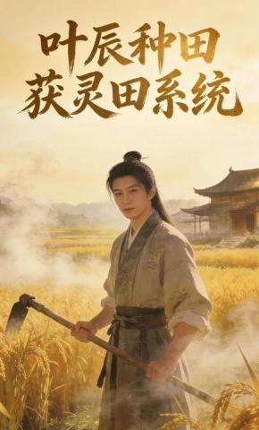 短剧《叶辰种田获灵田系统》海报
