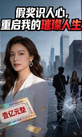 短剧《假奖识人心，重启我的璀璨人生》海报