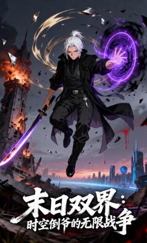 短剧《末日双界：时空倒爷的无限战争》海报