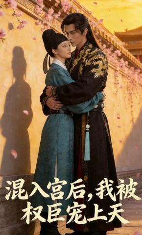 短剧《混入宫后，我被权臣宠上天》海报