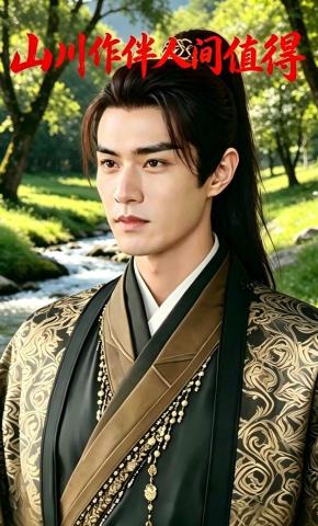 短剧《山川作伴人间值得》海报