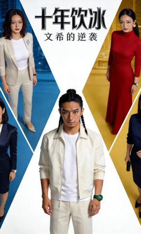 短剧《十年饮冰：文希的逆袭》海报