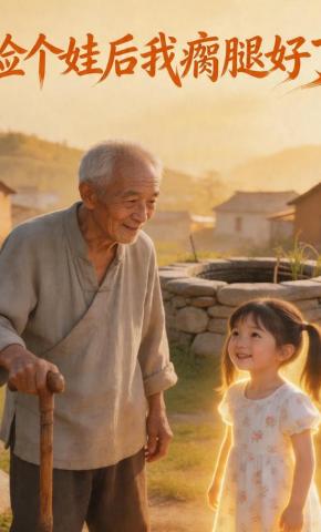 短剧《捡个娃后我瘸腿好了》海报