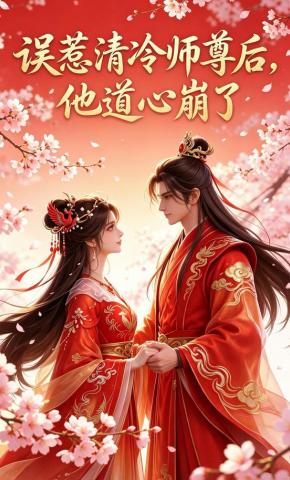 短剧《误惹清冷师尊后，他道心崩了》海报