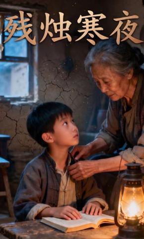 短剧《残烛寒夜》海报