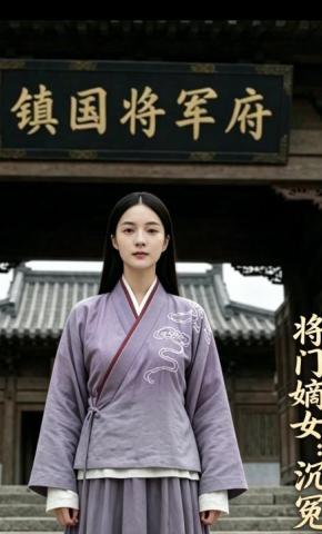 短剧《将门嫡女：沉冤》海报