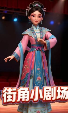 短剧《街角小剧场》海报