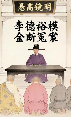 短剧《李德裕模金断冤案》海报