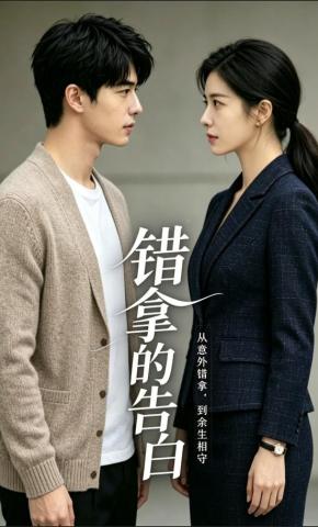 短剧《错拿的告白》海报