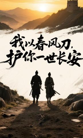 短剧《我以春风刀，护你一世长安》海报