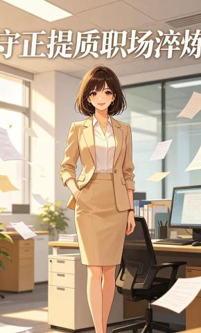 短剧《守正提质职场淬炼》海报