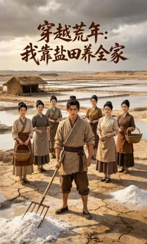 短剧《穿越荒年：我靠盐田养全家》海报