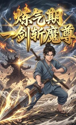 短剧《炼气期一剑斩魔尊》海报